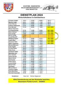 Dienstplan 2024 SRSK